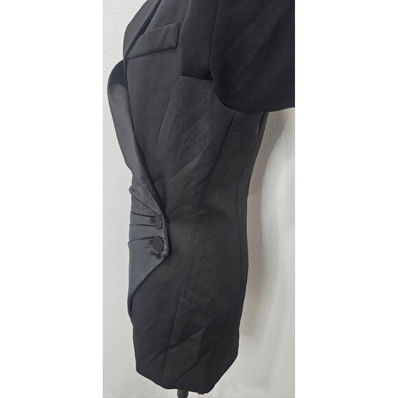 Beulah Women's Assymetrical Wrap Side Button Pleated Blazer Size M/L $206 NWT - Picture 5 of 16